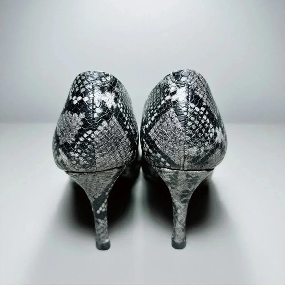 FRANCO SARTO Bellini  Pumps Snake Print Heel Pointed Toe Shoes - Picture 7 of 14